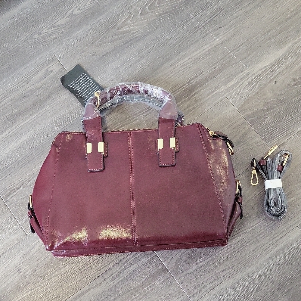Elegant Burgundy Handbag